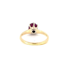 Load image into Gallery viewer, Art Deco 2.50ct Rhodolite Garnet Solitaire Ring - 14K Yellow Gold