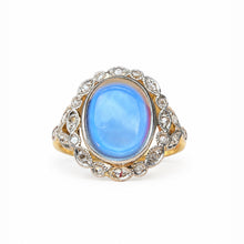 Load image into Gallery viewer, French Edwardian Moonstone & Diamond Ring