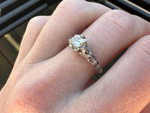Load image into Gallery viewer, Edwardian Platinum Diamond Ring – 0.50ct with Warm Glow