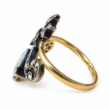 Load image into Gallery viewer, Antique c.1900 Tiara Rose-Cut Diamond Ring