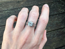 Load image into Gallery viewer, -Reserved- 1.50ct Old Cushion Cut Diamond Ring – Bold Bezel in 18kt White Gold