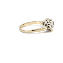 Load image into Gallery viewer, Stunning Old Cut Diamond Trilogy Ring - 18K White Gold