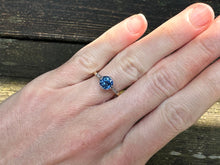 Load image into Gallery viewer, GIA Certified Antique Unheated Sapphire & Diamond Ring