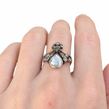 Load image into Gallery viewer, Antique c.1900 Tiara Rose-Cut Diamond Ring