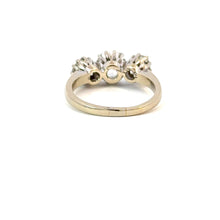 Load image into Gallery viewer, Stunning Old Cut Diamond Trilogy Ring - 18K White Gold