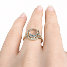 Load image into Gallery viewer, French Edwardian Moonstone & Diamond Ring