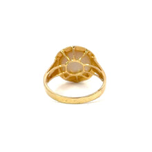 Load image into Gallery viewer, Whimisical Pearl & Sapphire 'Emoji' Ring in 18K Yellow Gold