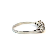 Load image into Gallery viewer, Early Art Deco 1.10ct Five-Stone Diamond Band in 18kt White Gold & Platinum