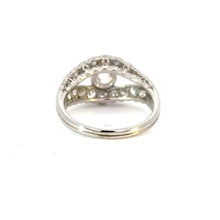 Load image into Gallery viewer, Stunning Platinum Antique Diamond Ring – Eye Motif Design with Old & Single Cut Diamonds, 1.30ctw