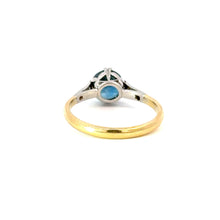 Load image into Gallery viewer, GIA Certified Antique Unheated Sapphire & Diamond Ring