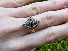 Load image into Gallery viewer, Antique Fraternity Conversion Ring in 14K Yellow Gold