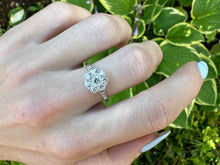 Load image into Gallery viewer, EDWARDIAN DIAMOND ROSETTE CLUSTER RING
