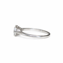 Load image into Gallery viewer, Art Deco Diamond Solitaire Platinum Ring
