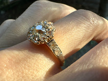 Load image into Gallery viewer, VICTORIAN DIAMOND CLUSTER RING
