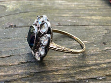 Load image into Gallery viewer, ANTIQUE SAPPHIRE AND DIAMOND RING
