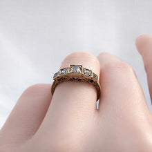 Load image into Gallery viewer, Antique Austro-Hungarian Old-Cut Diamond Band Ring
