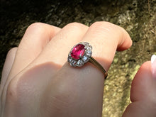 Load image into Gallery viewer, -RESERVED- EDWARDIAN RUBY AND DIAMOND RING
