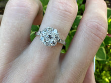 Load image into Gallery viewer, EDWARDIAN DIAMOND ROSETTE CLUSTER RING

