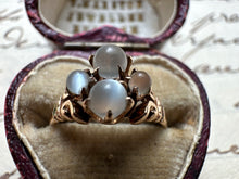 Load image into Gallery viewer, VICTORIAN MOONSTONE RING IN 14KT GOLD
