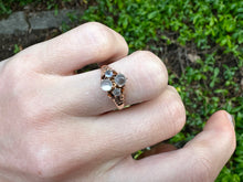 Load image into Gallery viewer, VICTORIAN MOONSTONE RING IN 14KT GOLD
