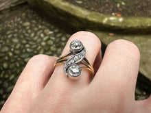 Load image into Gallery viewer, ANTIQUE TOI &amp; MOI DIAMOND RING
