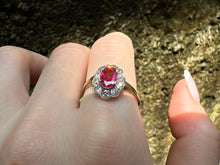 Load image into Gallery viewer, -RESERVED- EDWARDIAN RUBY AND DIAMOND RING
