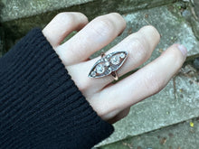 Load image into Gallery viewer, ANTIQUE DIAMOND NAVETTE RING
