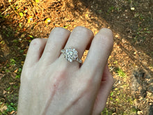 Load image into Gallery viewer, VICTORIAN DIAMOND CLUSTER RING
