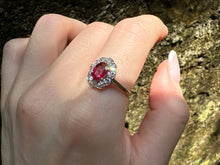 Load image into Gallery viewer, -RESERVED- EDWARDIAN RUBY AND DIAMOND RING
