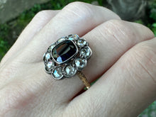 Load image into Gallery viewer, ANTIQUE SAPPHIRE AND DIAMOND RING
