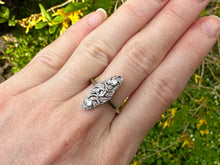 Load image into Gallery viewer, SCANDINAVIAN ART DECO DIAMOND DINNER RING IN 16KT WHITE GOLD
