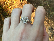 Load image into Gallery viewer, VICTORIAN DIAMOND CLUSTER RING
