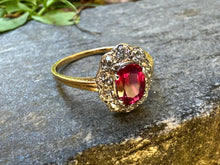 Load image into Gallery viewer, -RESERVED- EDWARDIAN RUBY AND DIAMOND RING
