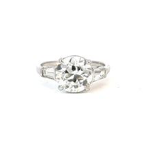 Load image into Gallery viewer, -Reserved- Rare GIA Certified Art Deco Cartier Diamond Ring - A Timeless Icon
