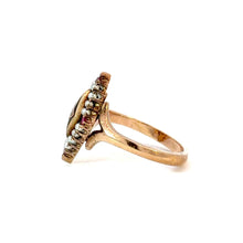 Load image into Gallery viewer, Antique Fraternity Conversion Ring in 14K Yellow Gold
