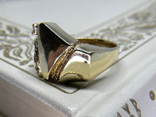 Load image into Gallery viewer, VINTAGE SCANDINAVIAN DIAMOND 14KT YELLOW GOLD RING
