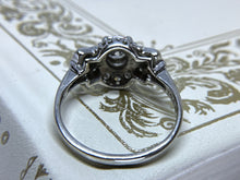 Load image into Gallery viewer, VINTAGE BOW TIE DIAMOND RING IN 14KT WHITE GOLD
