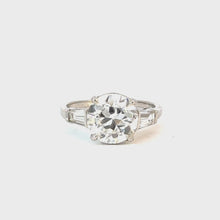 Load and play video in Gallery viewer, ART DECO CARTIER DIAMOND ENGAGEMENT RING
