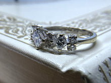Load image into Gallery viewer, STUNNING DIAMOND HALF ETERNITY RING IN 18KT WHITE GOLD
