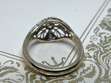 Load image into Gallery viewer, LATE EDWARDIAN FILIGREE DIAMOND RING 0.21CTW
