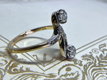 Load image into Gallery viewer, ART NOUVEAU OLD CUT DIAMOND RING 0.50 CTW
