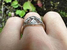 Load image into Gallery viewer, LATE EDWARDIAN FILIGREE DIAMOND RING 0.21CTW
